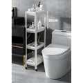 DS BS 3 Tier Wide Slide-Out Trolley Rack Shelf Organizer