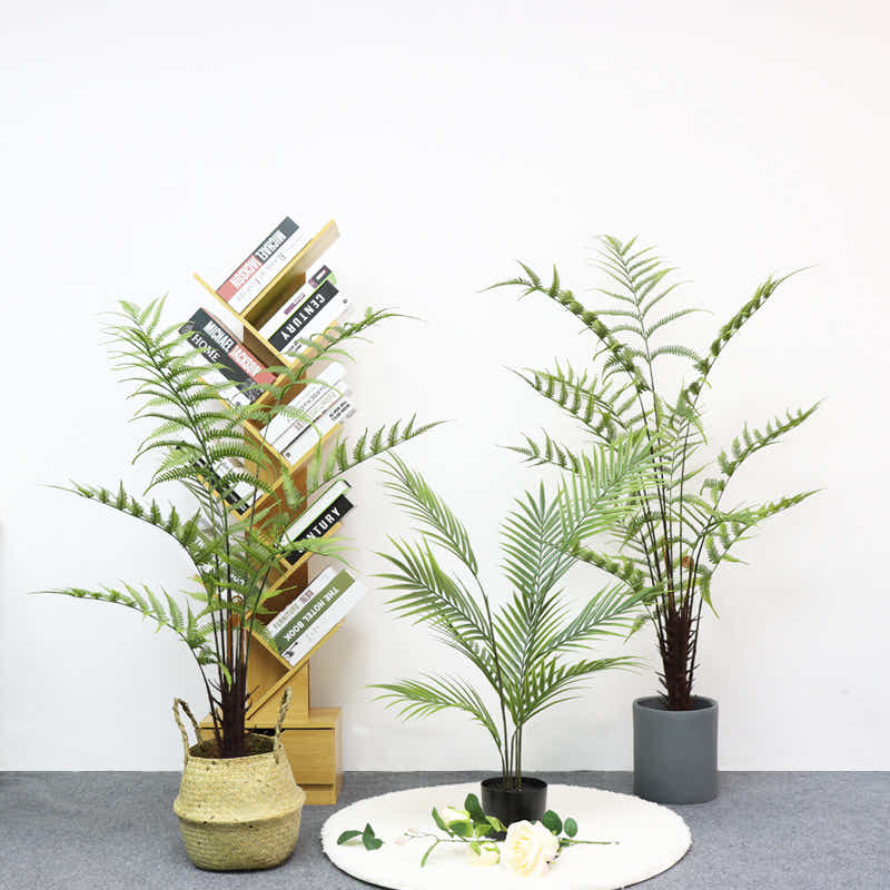 DS BS Artificial Plastic Tropical Palm Tree Pteridophytes-130CM