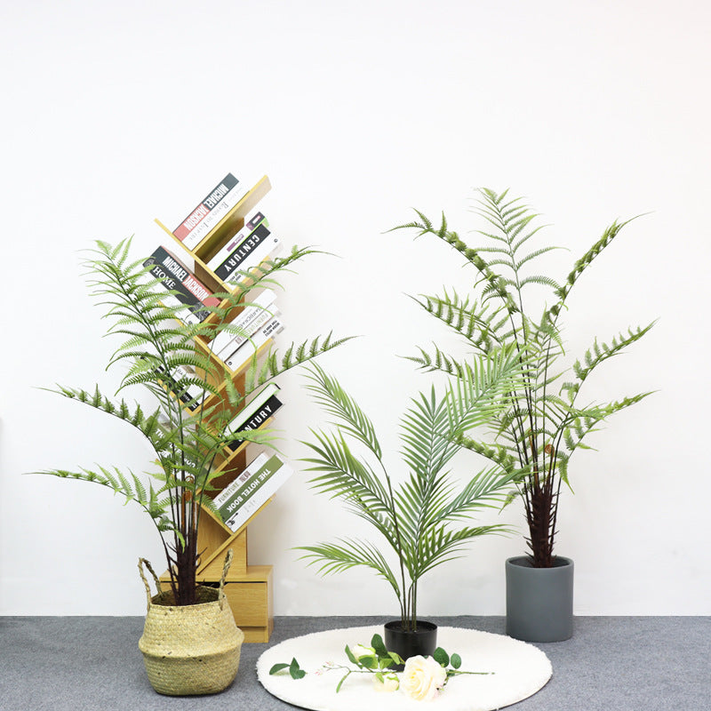 DS BS Artificial Plastic Tropical Palm Tree Pteridophytes-130CM