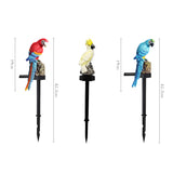 DS BS Outdoor Garden Parrot Bird Solar LED Decor Light-Yellow