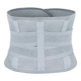 DS BS Adjustable Breathable Lumbar Back Brace Gray-L