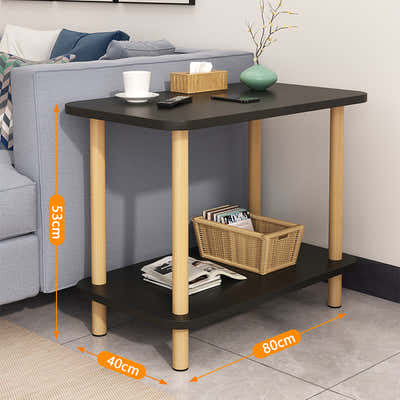 DS BS 2-Tier Tall Rectangle Side Table