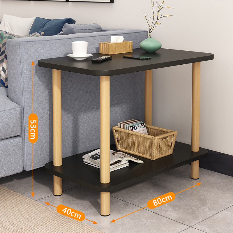 DS BS 2-Tier Tall Rectangle Side Table