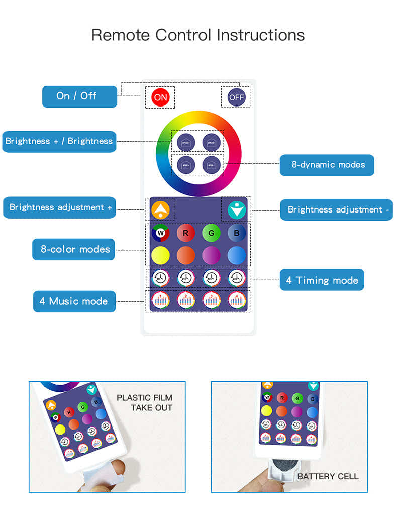 DS BS Smart APP RC Control LED RGB Floor Lamp with Music Sync