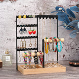DS BS 4-Tier Hanging Jewelry Organizer Necklace Stand Holder