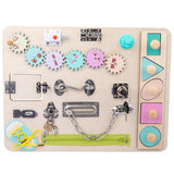 DS BS Wooden Montessori Activity Educational Learning  Busy Board