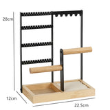 DS BS 4-Tier Hanging Jewelry Organizer Necklace Stand Holder