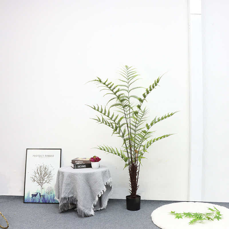 DS BS Artificial Plastic Tropical Palm Tree Pteridophytes-130CM