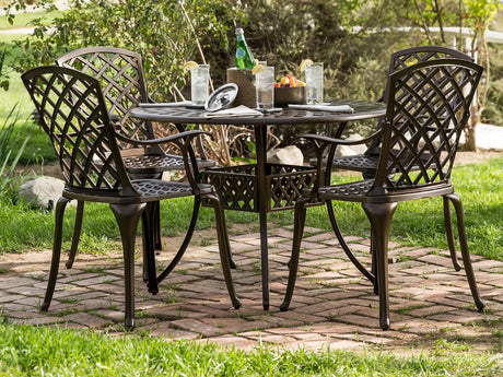DS Dining Set 5Pc Cast Alum.