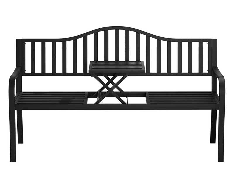 Arteferro Garden Bench with Fold Table