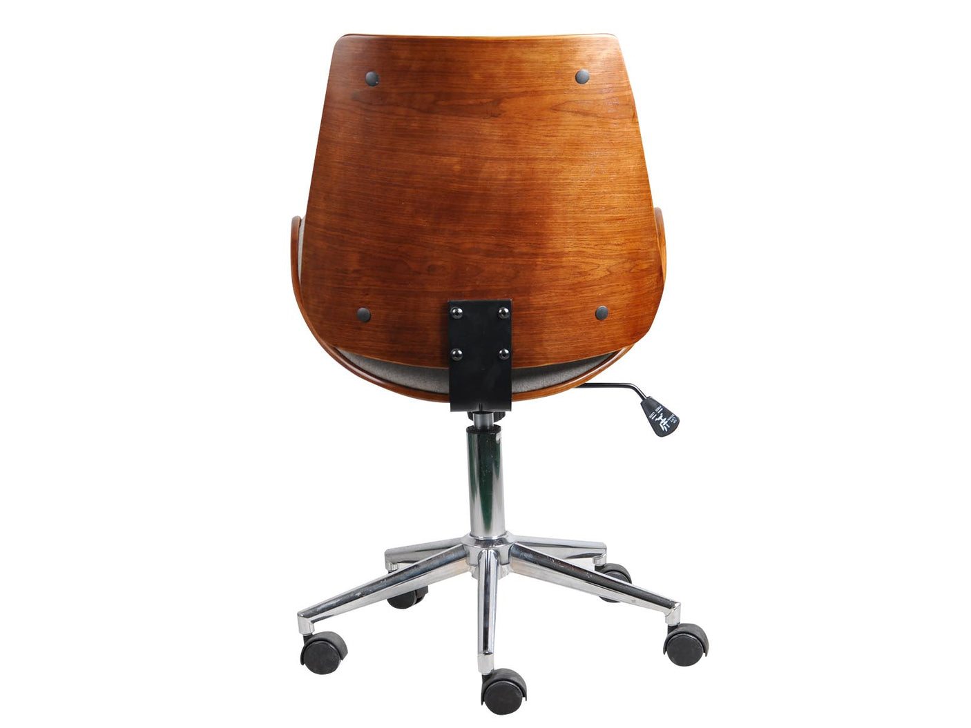 Bentwood Office Chair Fabric Grey