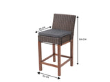Cannes Outdoor Bar Chairs Aluminium frame