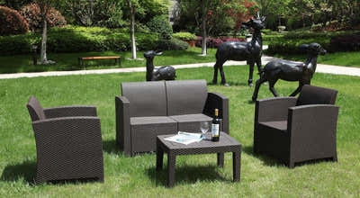 Divano 4-Piece Outdoor Lounge Set