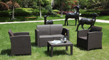 Divano 4-Piece Outdoor Lounge Set