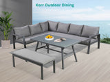 Korr Outdoor Lounge Dining Set Aluminium frame