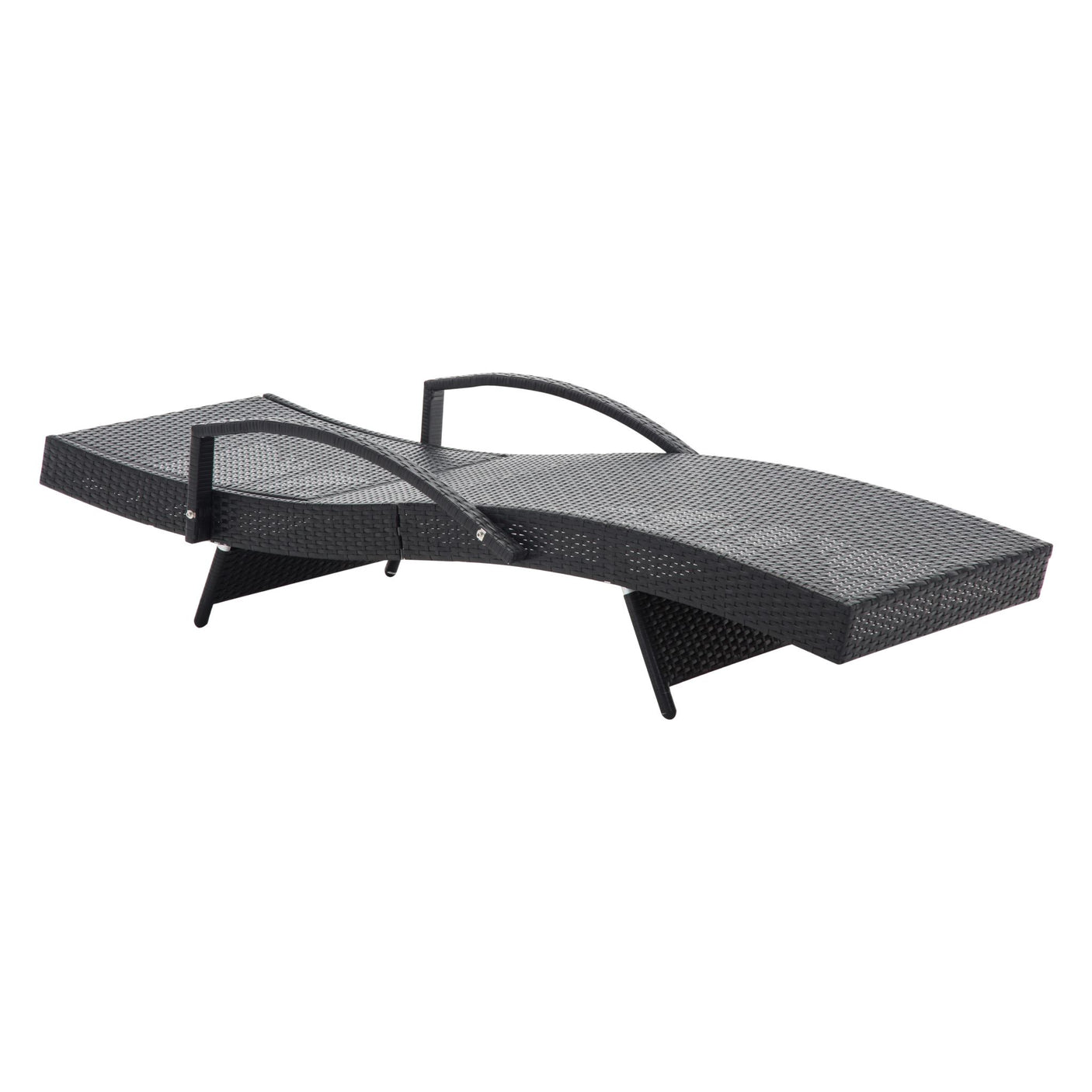 Sun Lounger with Armrest