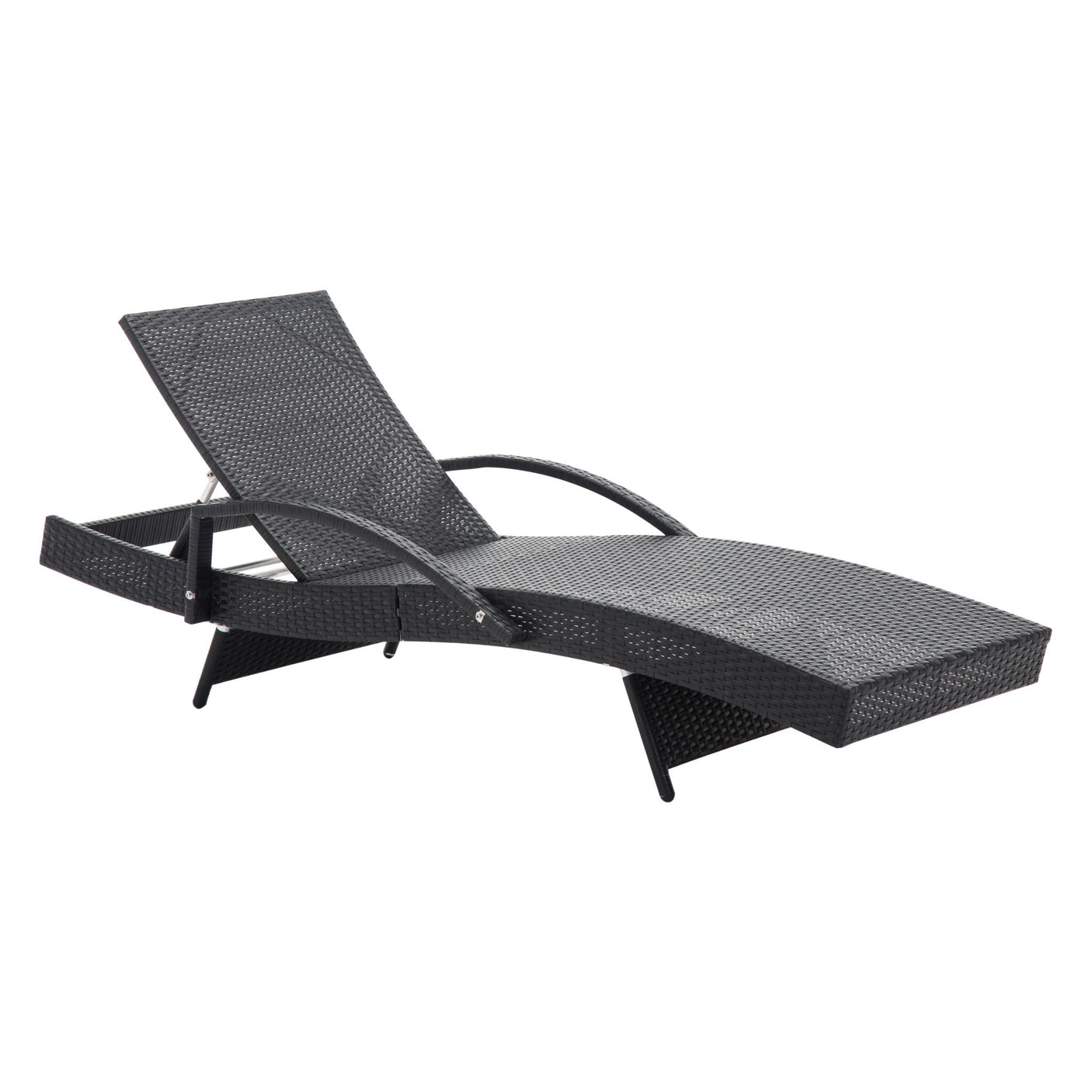 Sun Lounger with Armrest