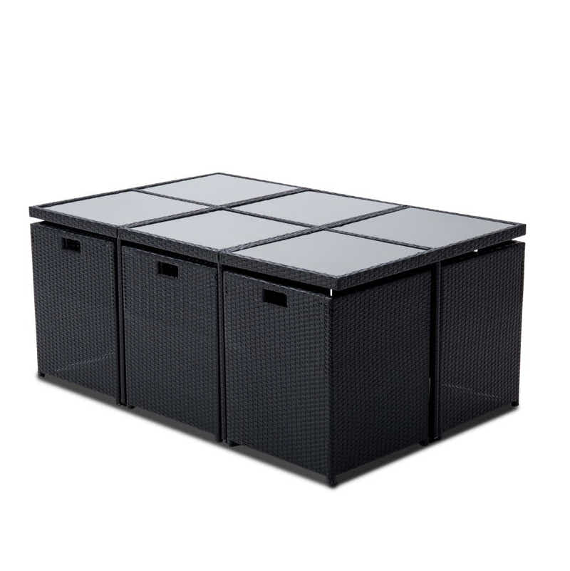 Genoa 11-Piece Aluminium Outdoor Dining Set