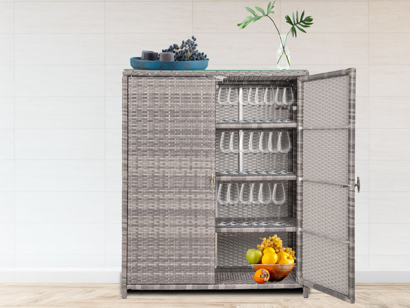 Vicenza Outdoor Storage Aluminium frame