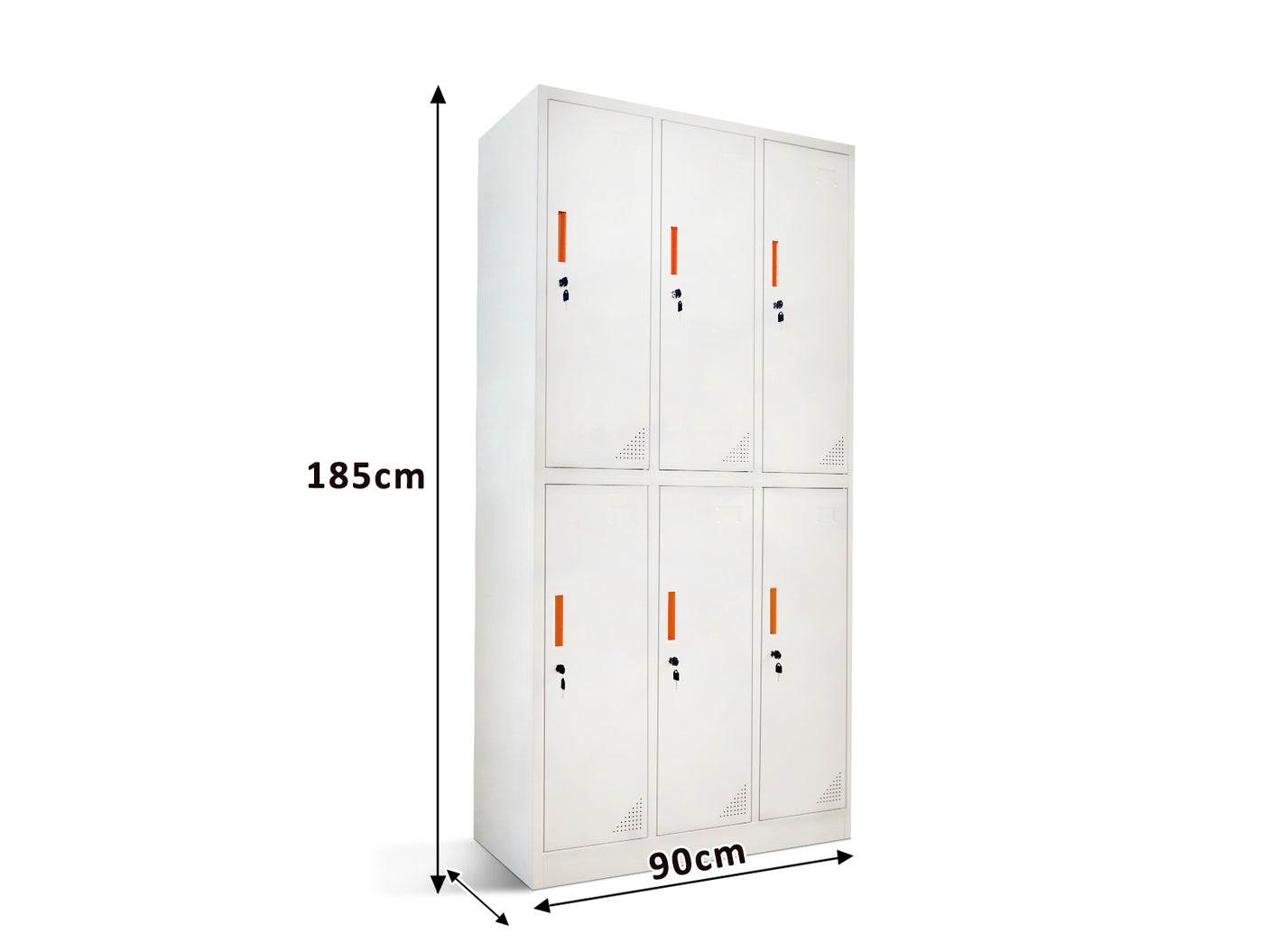 Locker 6 Doors NW