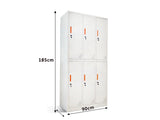 Locker 6 Doors NW