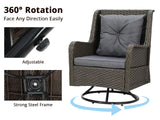 3pc New Relaxo Outdoor Swivel Set