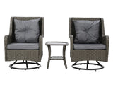 3pc New Relaxo Outdoor Swivel Set