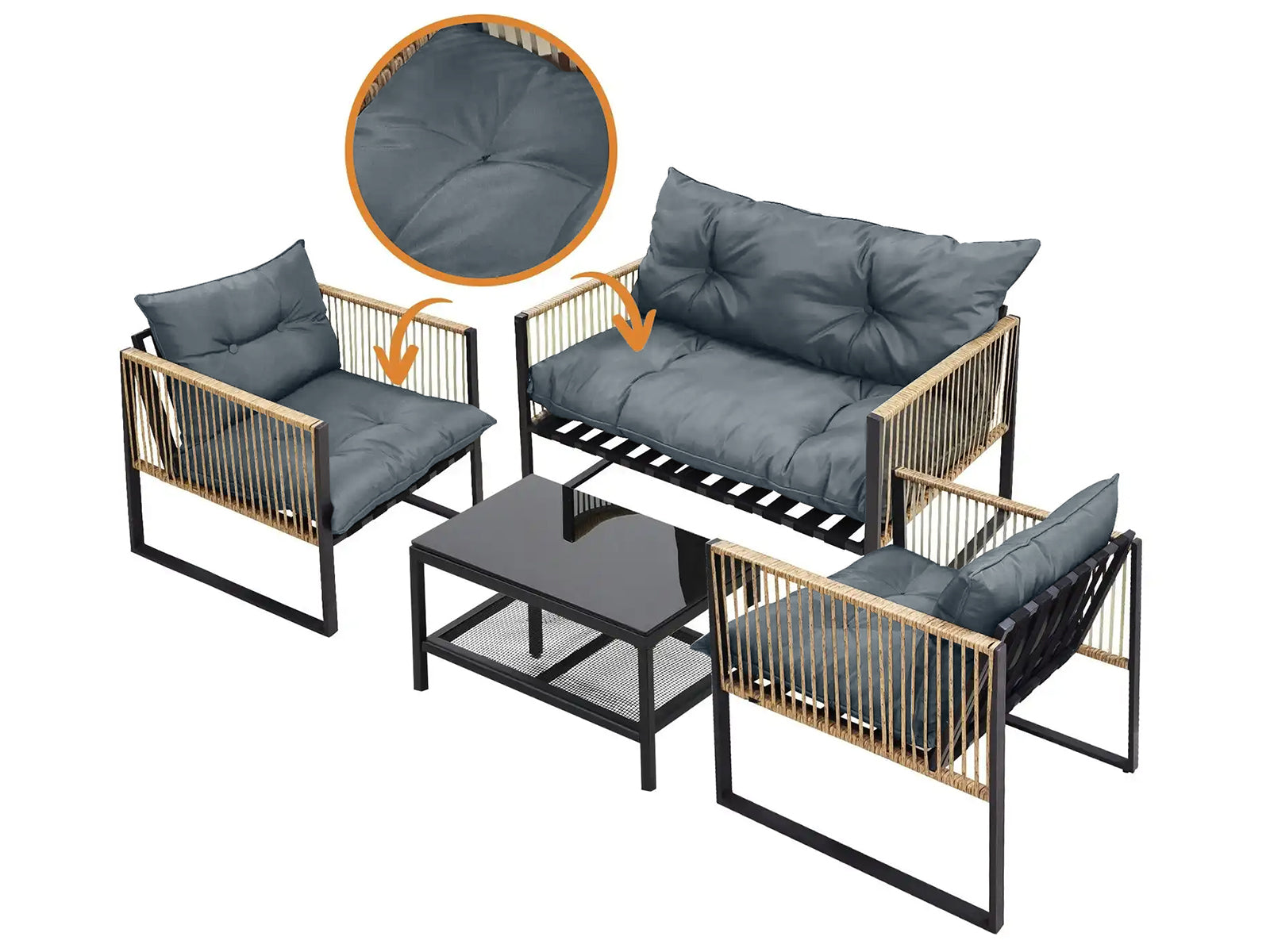 Taranto Conversation Set