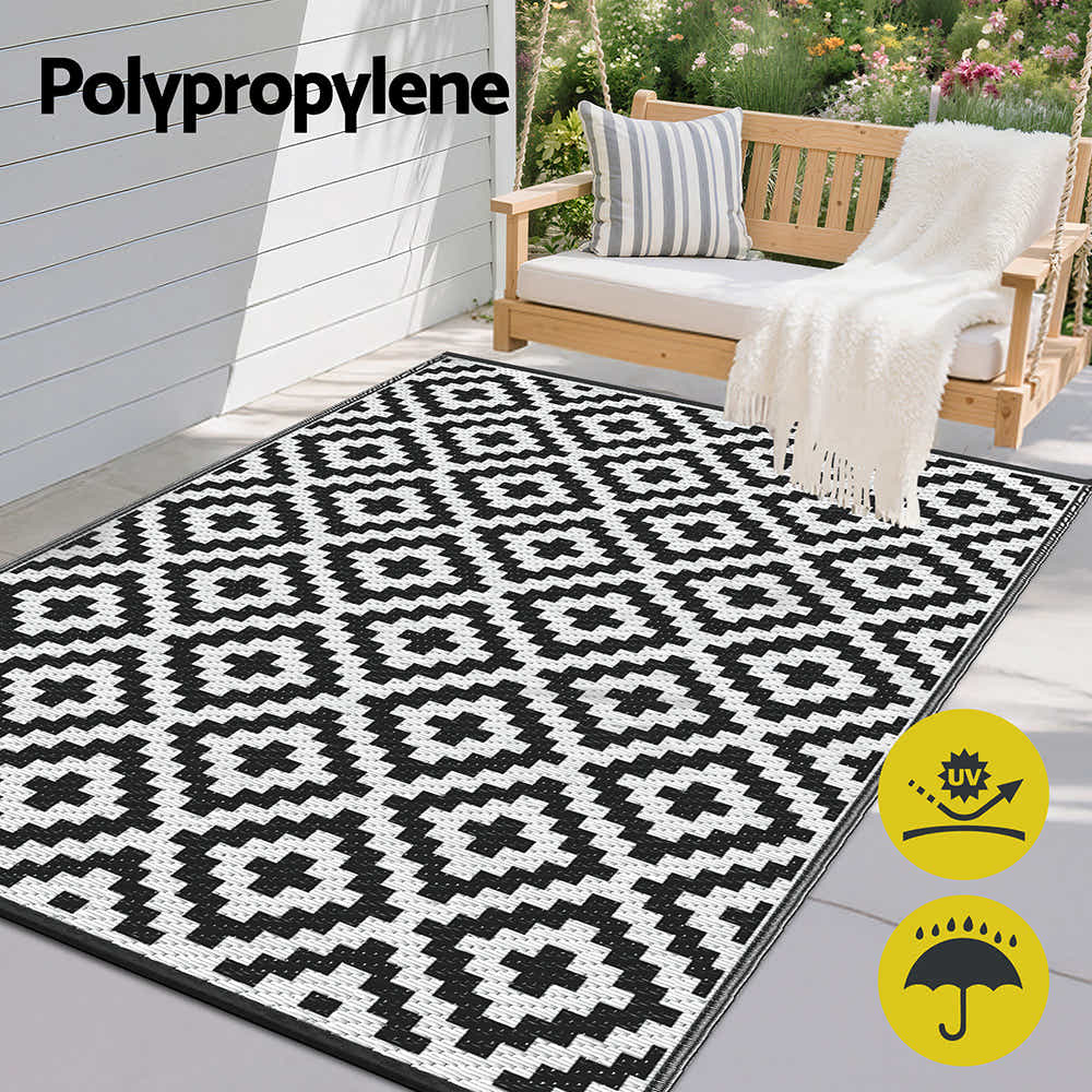 Outdoor Rugs 120x180cm Large Carpet Reversible Area Mat
