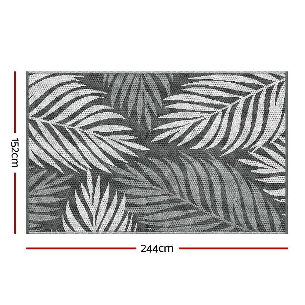 Outdoor Rugs 152x244cm Large Carpet Reversible Area Mat
