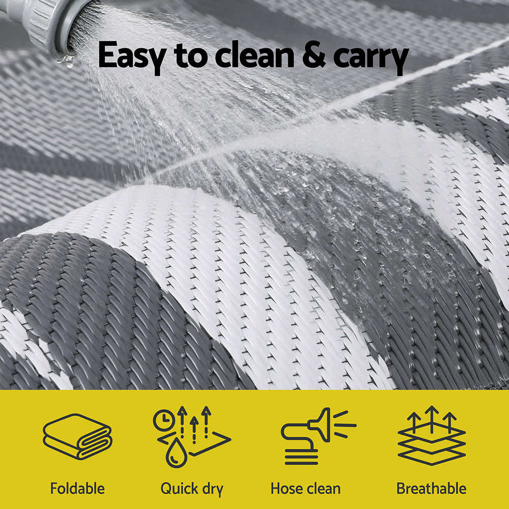 Outdoor Rugs 152x244cm Large Carpet Reversible Area Mat