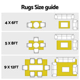 Gardeon Outdoor Rugs 274x366cm Large Carpet Reversible Area Mat Rug Blue