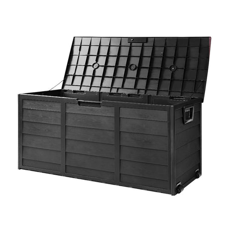 DS Outdoor Storage Box All Black 290L