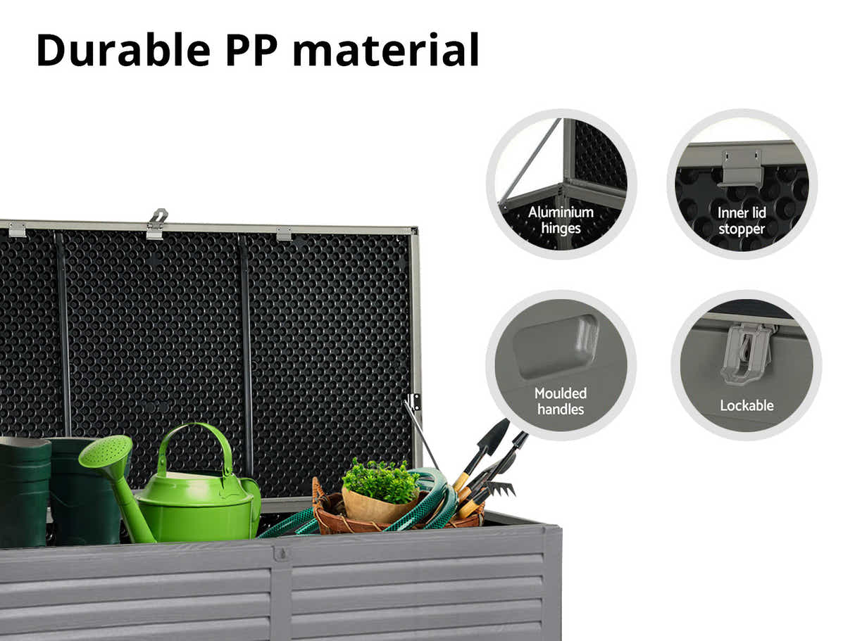 DS Outdoor Storage Box 490L - Grey