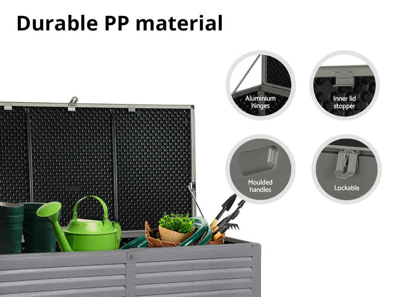Outdoor Storage Box 490L - Grey