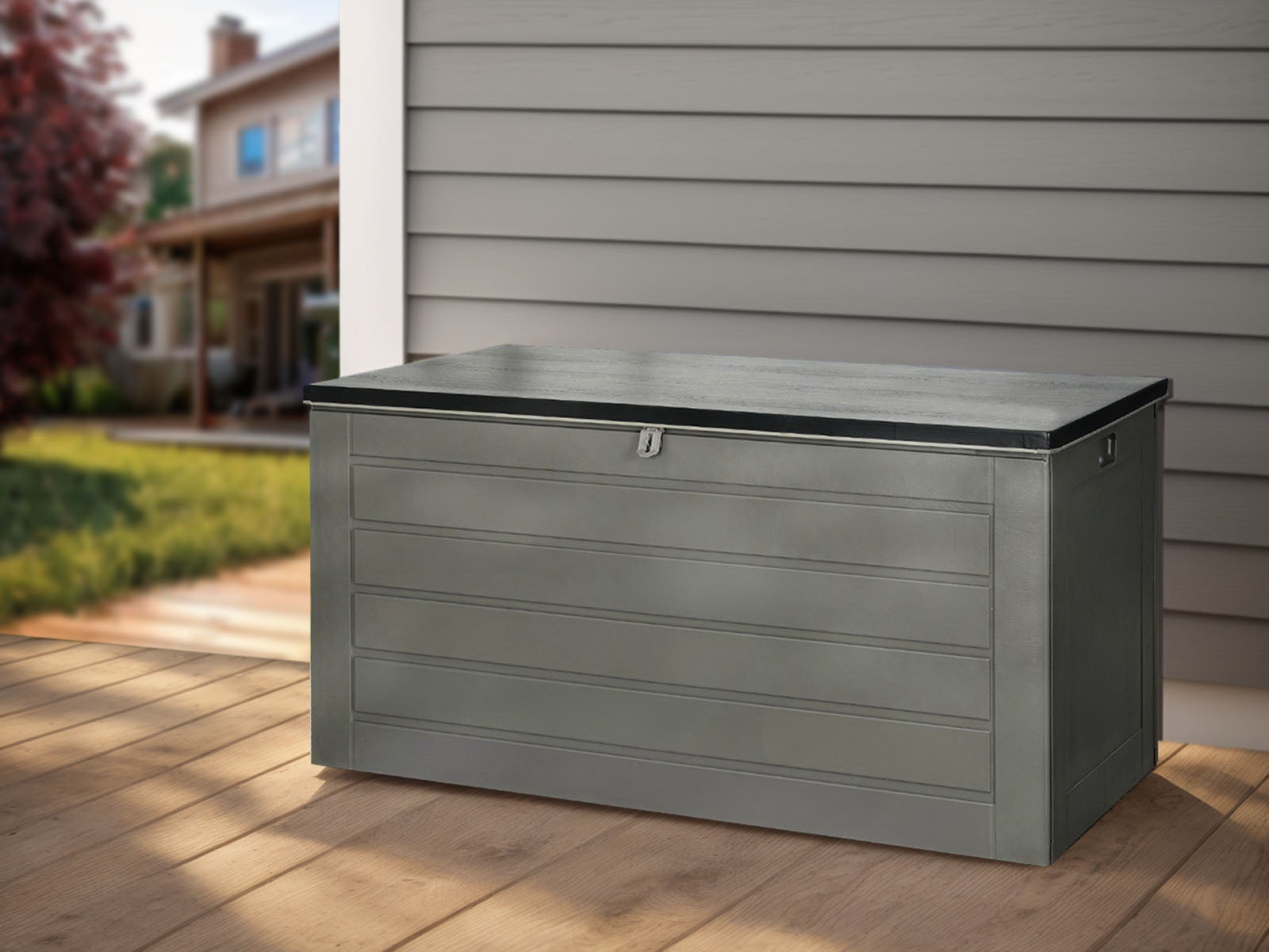 Outdoor Storage Box 680L grey