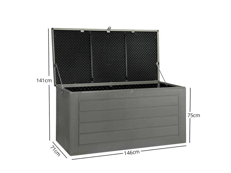 Outdoor Storage Box 680L - Grey