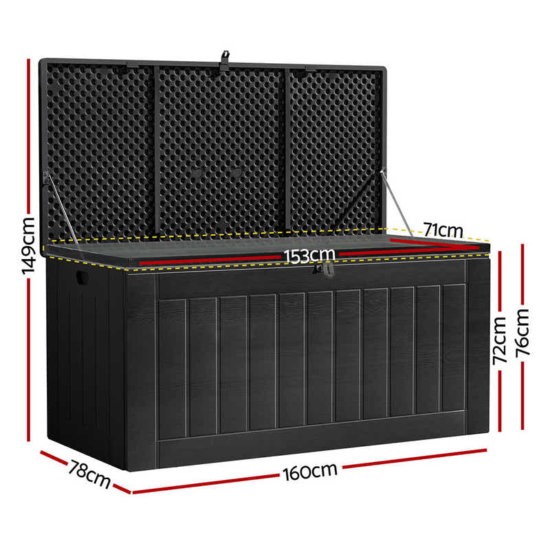 Outdoor Storage Box NT 830L Black
