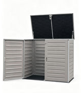 DS Outdoor Bin Storage Shed 1170L Grey
