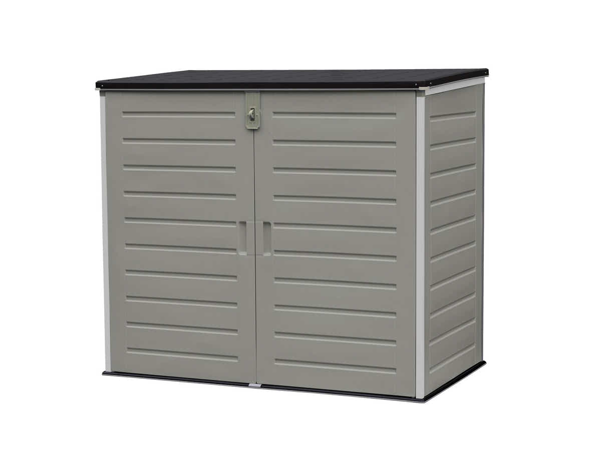 DS Outdoor Bin Storage Shed 1170L Grey