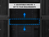 Full-Size Outdoor Storage Cabinet - Black