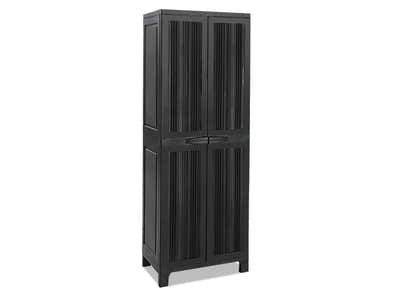 Full-Size Outdoor Storage Cabinet - Black