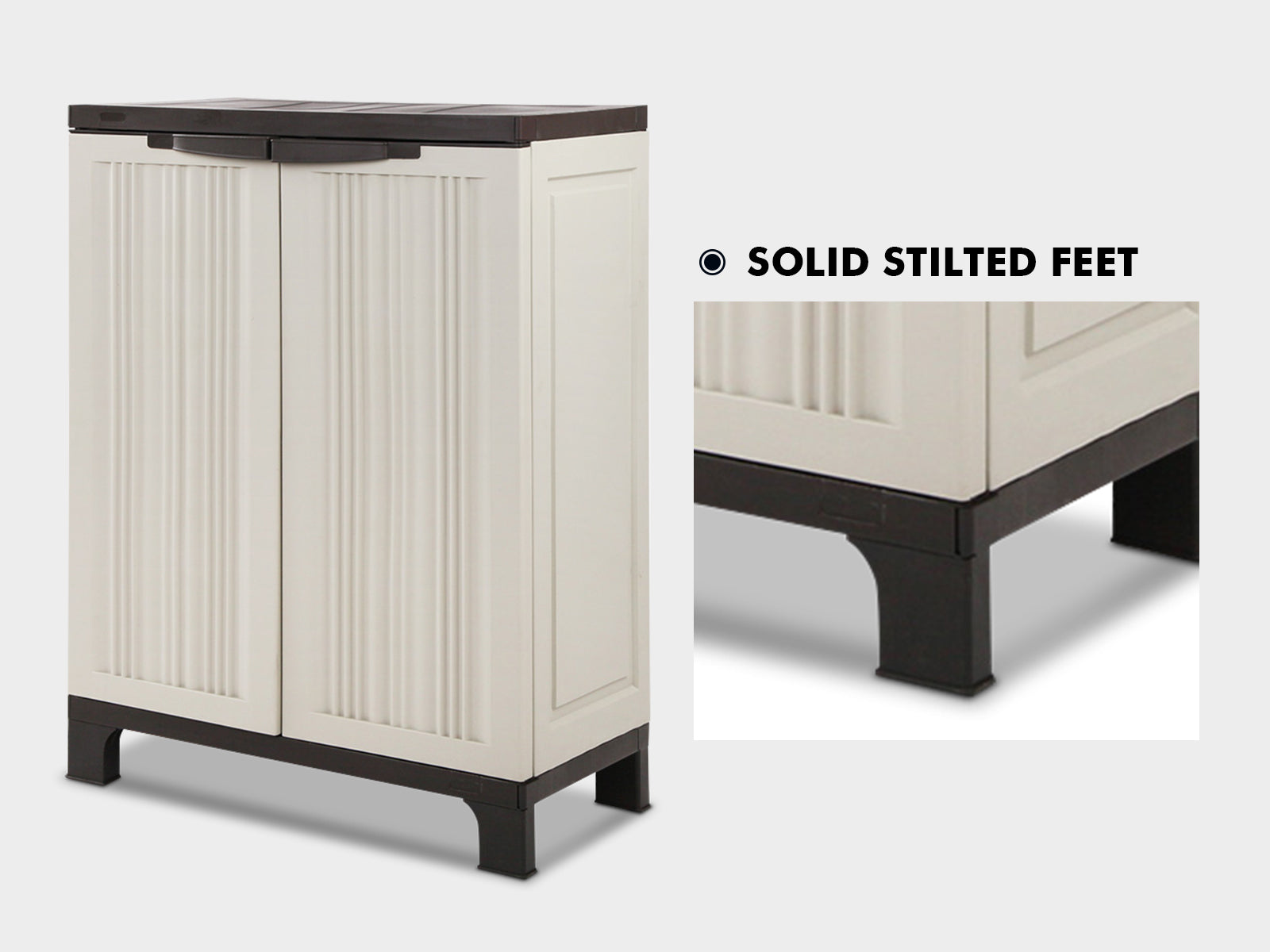Half Outdoor Storage Cabinet