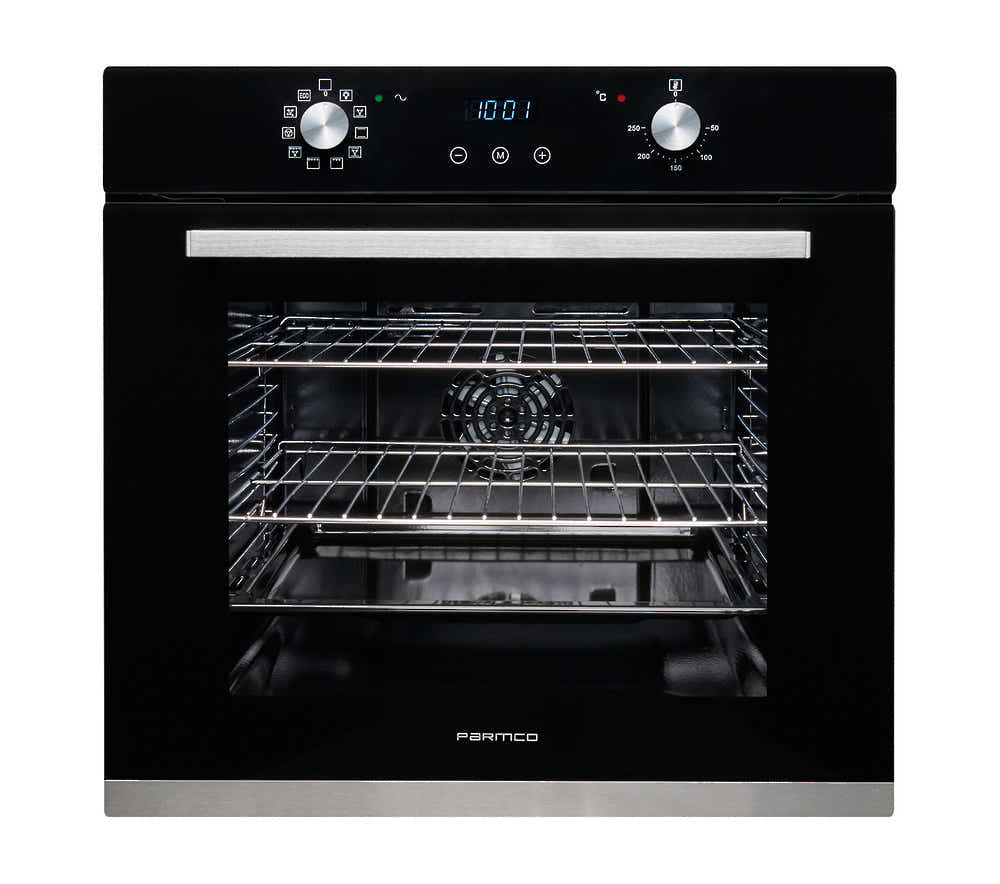 T Parmco OVEN SERIES1 600MM BLACK 10FUNCTION