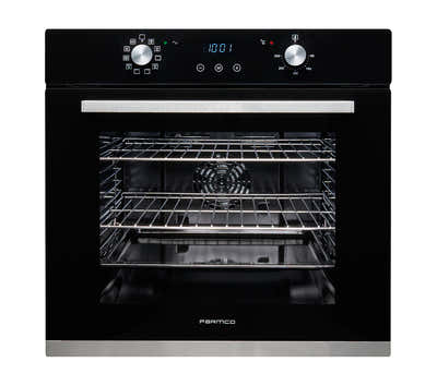 T Parmco OVEN SERIES1 600MM BLACK 10FUNCTION