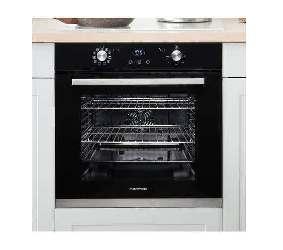 T Parmco OVEN SERIES1 600MM BLACK 10FUNCTION