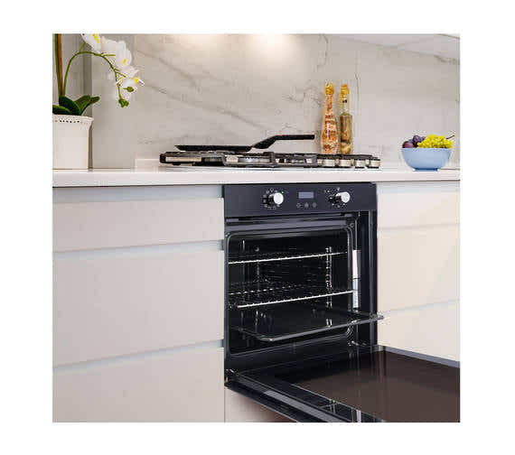 T Parmco OVEN SERIES1 600MM BLACK 10FUNCTION