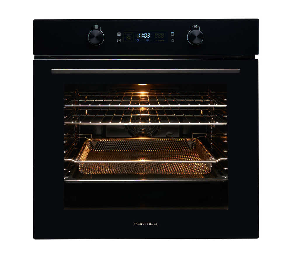 T Parmco OVEN SERIES3 600MM BLACK 12FUNCTION