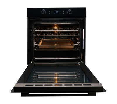 T Parmco OVEN SERIES3 600MM BLACK 12FUNCTION
