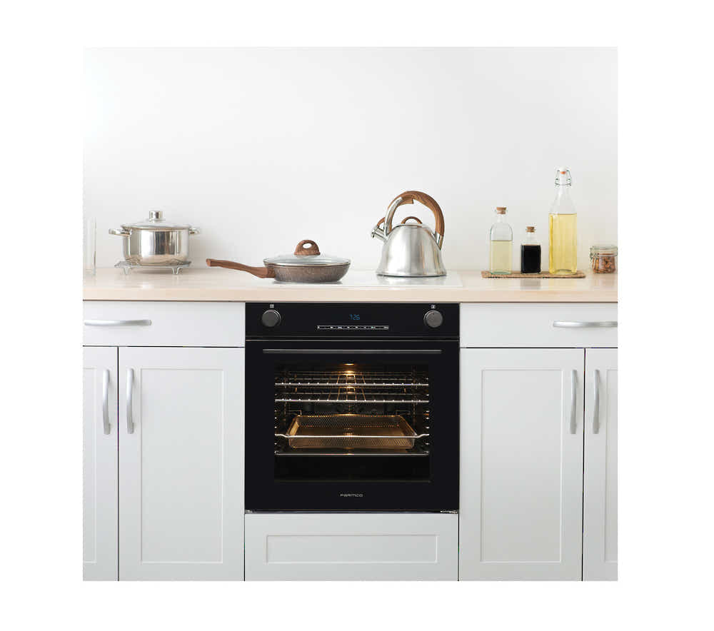 T Parmco OVEN SERIES3 600MM BLACK 14FUNCTION